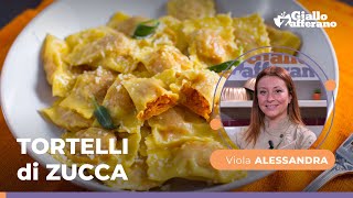 TORTELLI di ZUCCA la ricetta perfetta della Chef Alessandra Viola 🧡 [upl. by Ennairac480]