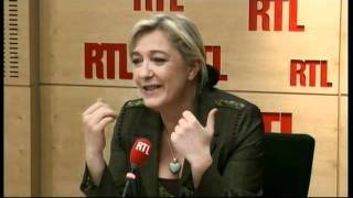 Marine Le Pen candidate du Front National à la Présidentielle  Monsieur Aphatie vous entrez dan [upl. by Mavis]