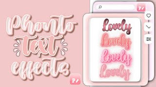 4 Easy Phonto Text Effects  Phonto Tutorial 2022 [upl. by Sewellyn]