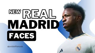 FIFA 19  REAL MADRID NEW 20232024 FACES [upl. by Nylrats]