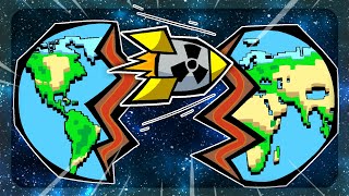 I Cut The WORLD In HALF in Worldbox [upl. by Russia]