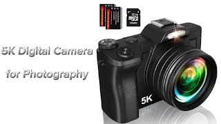 5K Digital Camera for Photography [upl. by Liagibba580]