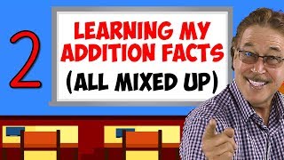 Learning My Addition Facts All Mixed Up  Addition Facts for 2  Jack Hartmann [upl. by Rehprotsirhc635]