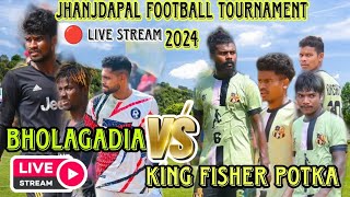 JHANJDAPAL Football tournament 🔴 LIVE KING FISHER POTKA VS SIMLIPAL [upl. by Henke]