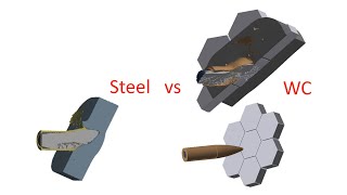 Tungsten Carbide Armor Simulation [upl. by Clarissa]