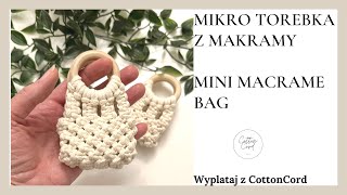 Jak zrobić makramową torebkę How to make macrame bag [upl. by Aroled]