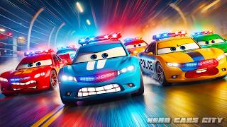 Classic Police Cars vs Sports Police Cars Who Wins the Ultimate Race Battle Police Cars Evolution [upl. by Sylvan]