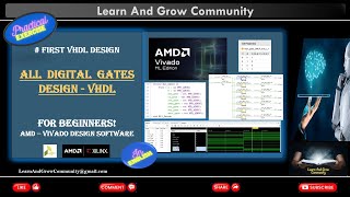 Xilinx Vivado VHDL Tutorial Learn Simulate and Synthesize All Basic Gates for FPGA Design [upl. by Drofhsa]