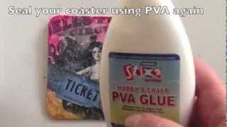 How to image transfer using PVA glue  Crafty Creatives box16 [upl. by Nie242]