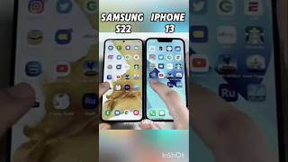 iPhone 13 vs Samsung S22 The Most Intense Speed Test of 2024 😮 Who WillDominate Shorts Viral [upl. by Itida282]