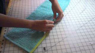 Target Hand Towel Bib Sewing Tutorial [upl. by Latton145]