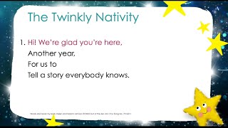 The Twinkly Nativity Compilation by Out of the Ark Music Words On Screen™ Lyric Video [upl. by Cortney]