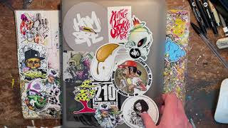 Flipthrough  Graffiti blackbook flipthrough from 20232024 [upl. by Skipp]