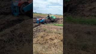 power tiller Tractor ZT 140amp RT 140 stuck in field [upl. by Alis]