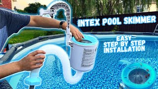 Unbox  Easy Step by Step Setup Intex pool skimmer for our Coleman pool [upl. by Stroup]