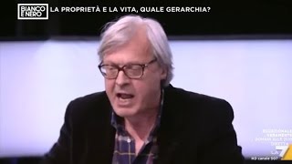 Vittorio Sgarbi vs Luisella Costamagna e Simona Izzo Usate il cervello dite solo cazzate [upl. by Margherita]