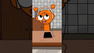 POV when Oren AirPods are out of battery 🔋😱 Incredibox Sprunki animation meme shorts [upl. by Dranreb]