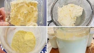 MANTEQUILLA FERMENTADA  con búlgaros kefir de leche [upl. by Boeke961]