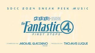 Marvel Studios The Fantastic Four First Steps Official SDCC Trailer Music [upl. by Persons]