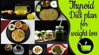 Thyroid Diet Plan For Weight Loss  Vegetarian Thyroid Diet  Diet Plan To Lose Weight Fast [upl. by Esaele]