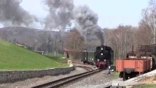 Die Mansfelder Bergwerksbahn  zwischen Kupferkammerhütte und Benndorf [upl. by Amaras167]