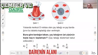 DAİRENİN ALANI YENİ NESİL SORU ÇÖZÜMÜ AYTTYT GEOMETRİ ORJİNAL YAYINLARI [upl. by Oicaroh]