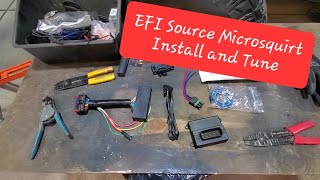 EFI Source Microsquirt Install and Laptop Tuning Ford 302 50 V8 342 Stroker [upl. by Neerac]