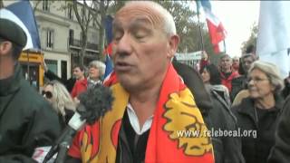 Manifestation contre le fascisme islamiste et les musulmans à Paris [upl. by Mariana]