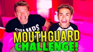 MOUTH GUARD CHALLENGE W COLLINS KEY [upl. by Yevreh]