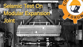 Seismic Test On Modular Expansion Joint MAHESHIRCON [upl. by Madlin]