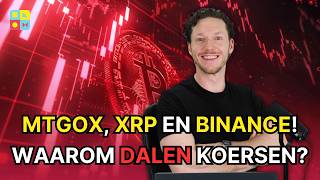 MtGOX update  Groot XRP nieuws viel tegen  waarom DALINGEN  Crypto nieuws vandaag  1157 [upl. by Arlana2]