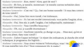 dialogue français chapitre 3  Alexandre travaille [upl. by Ashton]