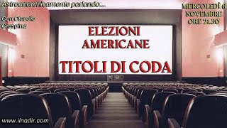 ELEZIONI AMERICANE TITOLI DI CODA [upl. by Annauqal287]