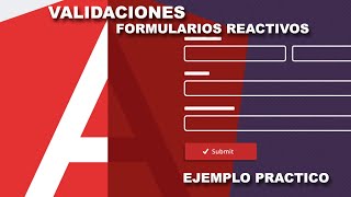 Validación de formularios reactivos en Angular 14 Tutorial paso a paso [upl. by Aldercy247]