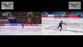 Evgenia Medvedeva SP Russian Nationals vs Rostelecom Cup 2019  Евгения Медведева КП ЧР и Ростелеком [upl. by Emalia119]