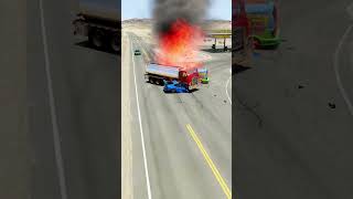 Realistic Highway Car Crashes 4 shorts [upl. by Nelsen60]