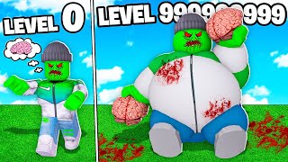 I BECAME A LEVEL 999999999 ROBLOX ZOMBIE [upl. by Eecyal53]