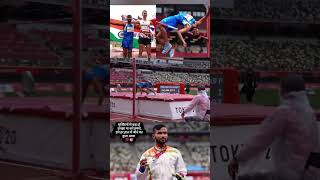 Mens high jump 2024  silver medal 🥇  athletics power  trending  motivation  viral short [upl. by Ahseinek658]