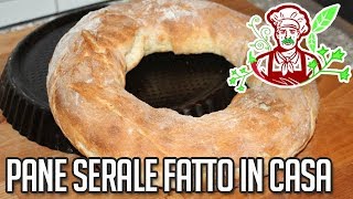 PANE SERALE ricetta facile fattoincasaricetteflash [upl. by Lejna]