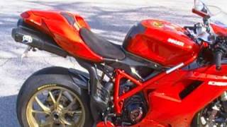 Ducati 1098 Full Termignoni 70MM Exhaust Ceramic Coated [upl. by Arema820]