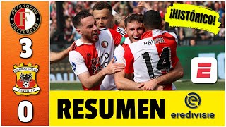 ¡HISTÓRICO SANTIAGO GIMÉNEZ Y FEYENOORD CAMPEONES DE LA EREDIVISIE Chaquito anotó  Eredivisie [upl. by Karlan]