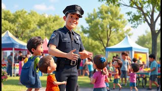 Polis Amca Şarkısı👮‍♀️ Yeni Şarkı💕🥳 Okul Öncesi En Güzel Çocuk ve Bebek Şarkısı [upl. by Reube481]