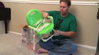 Chicco Pocket Snack portable booster seat Unboxing [upl. by Neerbas]