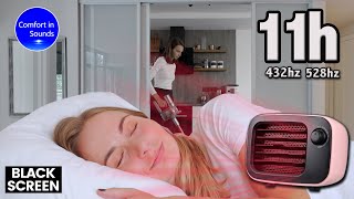 Vacuum Cleaner Sound and Smooth Heater Noise to Sleep Deeply White Noise Reduce Anxiety 432hz [upl. by Anec]