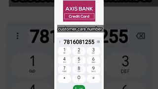 Axis Bank credit card customer care se direct baat Karen Indian Flipkart Axis Bank credit card [upl. by Sivraj958]