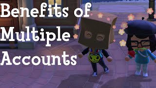 Benefits of having multiple accounts  Animal Crossing New Horizons Tips and Tricks [upl. by Dickerson934]