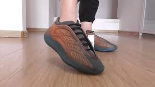 PK God Yeezy Boost 700 V3 Copper Fade On Foot Review [upl. by Eniamurt705]