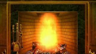 3D Fireplace v2 Screensaver [upl. by Errecart]