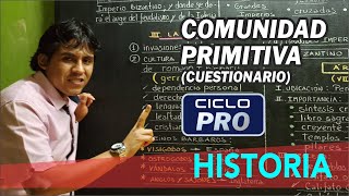 HU  Comunidad primitiva  Cuestionario CICLO PRO [upl. by Jordanna626]