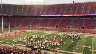 Marysville OH High School Marching Band 10142017 [upl. by Oiramad]